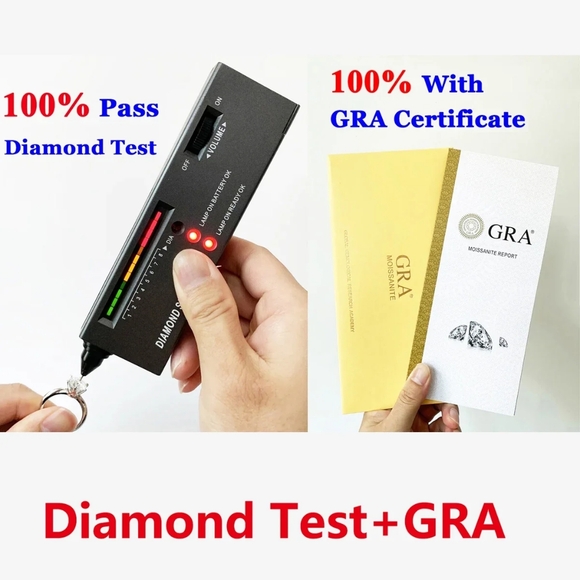 18k white gold 2ct Moissanite diamond bracelet - Picture 7 of 9